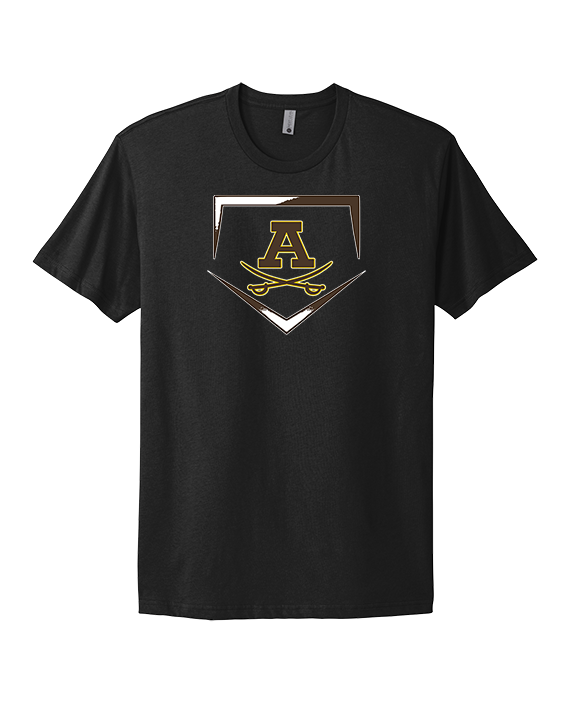 Rochester Adams HS Baseball Plate - Mens Select Cotton T-Shirt