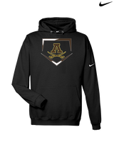 Rochester Adams HS Baseball Plate - Nike Club Fleece Hoodie