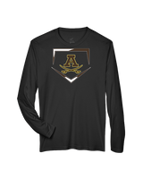 Rochester Adams HS Baseball Plate - Performance Longsleeve