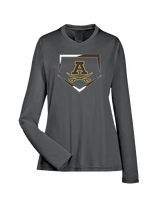 Rochester Adams HS Baseball Plate - Womens Performance Longsleeve