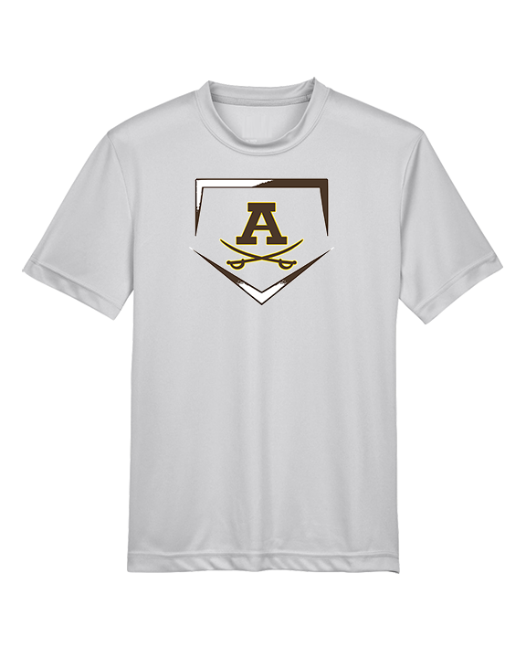 Rochester Adams HS Baseball Plate - Youth Performance Shirt