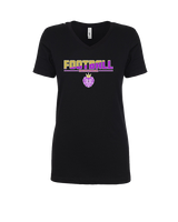Ron Brown HS Football Cut - Womens V-Neck