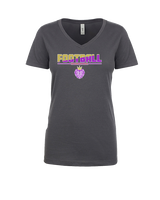 Ron Brown HS Football Cut - Womens V-Neck