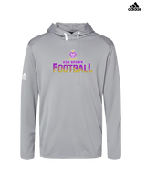 Ron Brown HS Football Splatter - Mens Adidas Hoodie