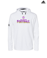 Ron Brown HS Football Splatter - Mens Adidas Hoodie
