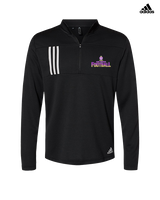 Ron Brown HS Football Splatter - Mens Adidas Quarter Zip