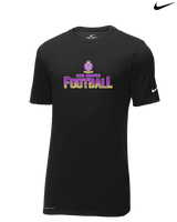 Ron Brown HS Football Splatter - Mens Nike Cotton Poly Tee