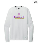 Ron Brown HS Football Splatter - New Era Performance Long Sleeve