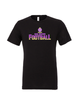 Ron Brown HS Football Splatter - Tri-Blend Shirt