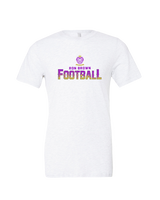 Ron Brown HS Football Splatter - Tri-Blend Shirt