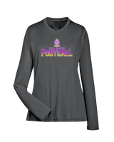 Ron Brown HS Football Splatter - Womens Performance Longsleeve