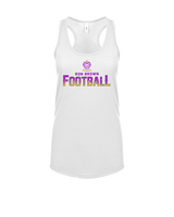 Ron Brown HS Football Splatter - Womens Tank Top