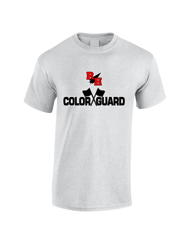 Rose Hill HS Color Guard Logo - Cotton T-Shirt