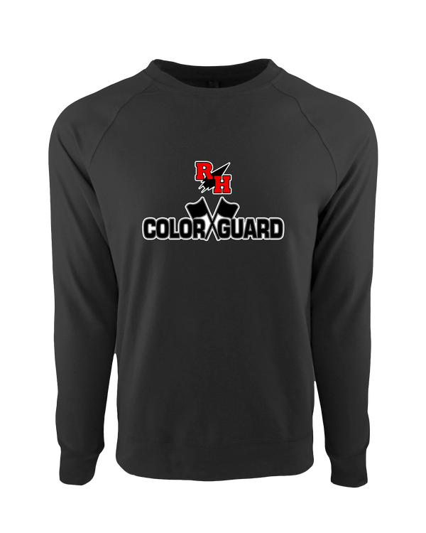 Rose Hill HS Color Guard Logo - Crewneck Sweatshirt