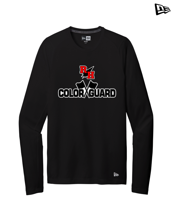 Rose Hill HS Color Guard Logo - New Era Long Sleeve Crew