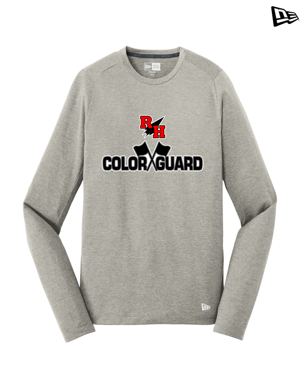 Rose Hill HS Color Guard Logo - New Era Long Sleeve Crew
