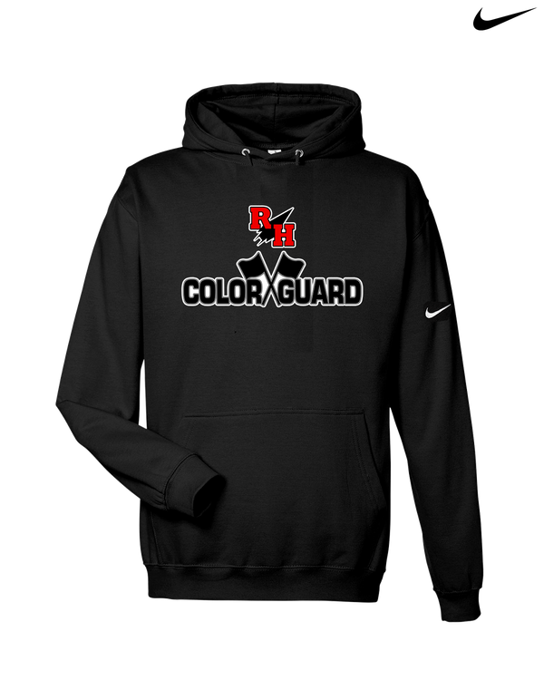 Rose Hill HS Color Guard Logo - Nike Club Fleece Hoodie