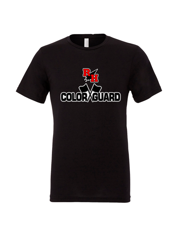 Rose Hill HS Color Guard Logo - Mens Tri Blend Shirt