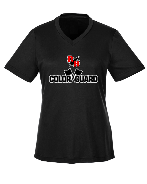 Rose Hill HS Color Guard Logo - Womens Performance Shirt