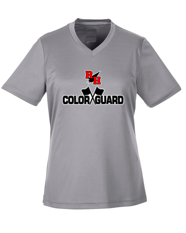 Rose Hill HS Color Guard Logo - Womens Performance Shirt