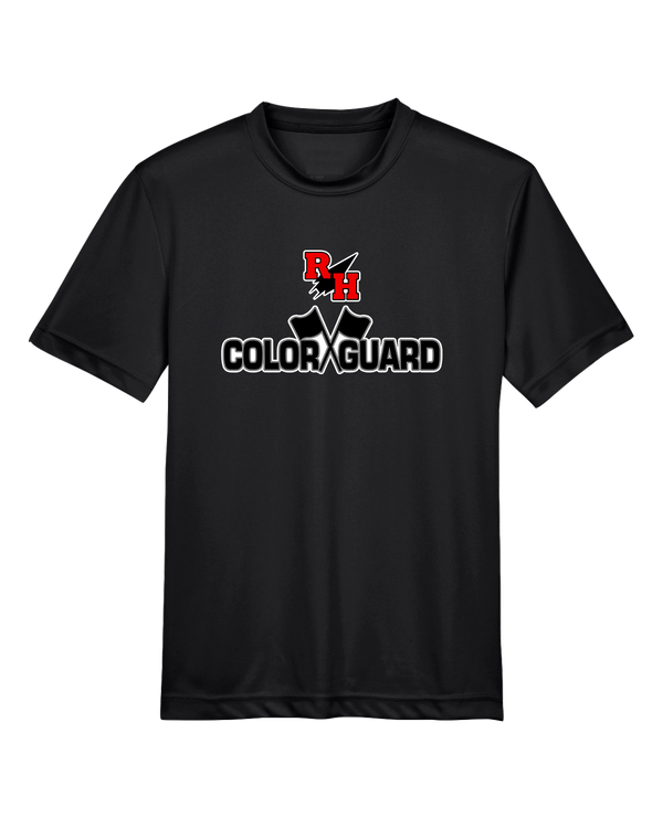 Rose Hill HS Color Guard Logo - Youth Performance T-Shirt