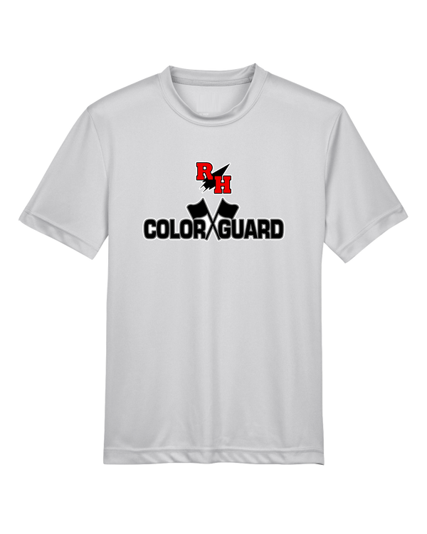 Rose Hill HS Color Guard Logo - Youth Performance T-Shirt