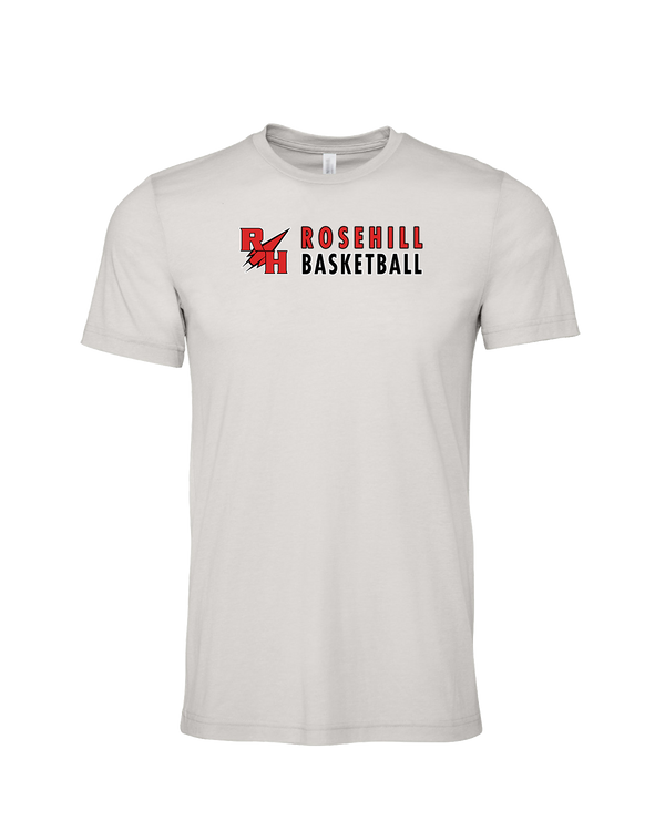 Rose Hill HS Basketball Basic - Mens Tri Blend Shirt