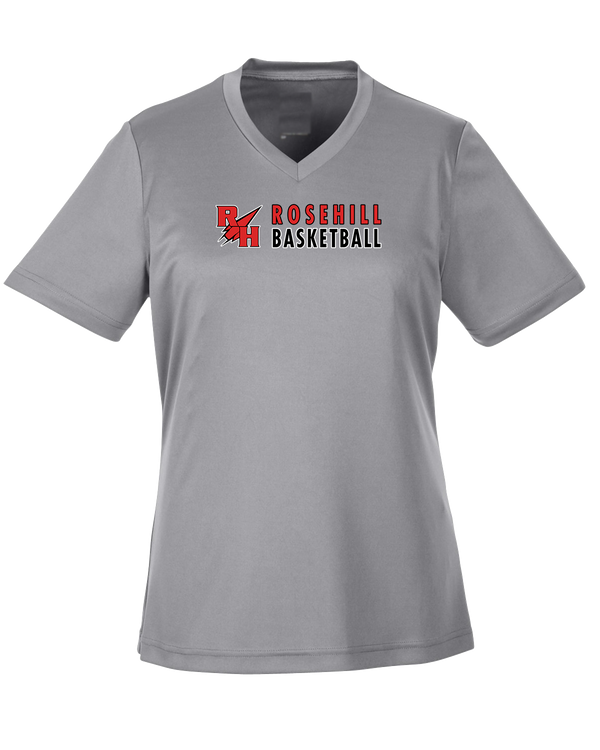 Rose Hill HS Basketball Basic - Womens Performance Shirt