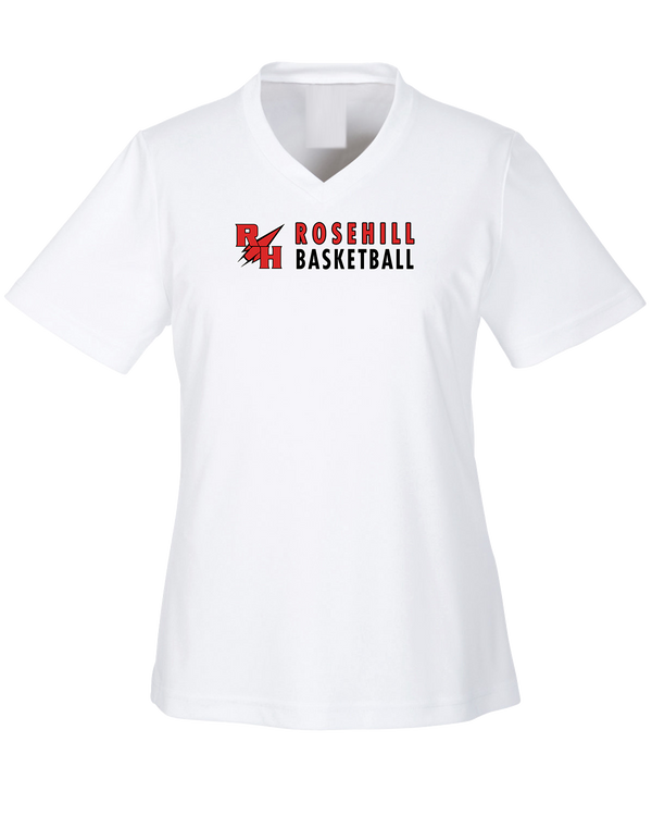 Rose Hill HS Basketball Basic - Womens Performance Shirt