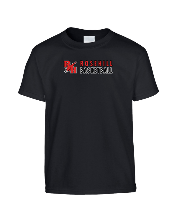 Rose Hill HS Basketball Basic - Youth T-Shirt