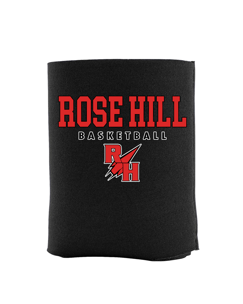 Rose Hill HS Basketball Block - Koozie