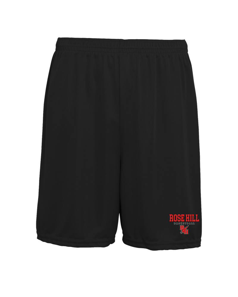 Rose Hill HS Basketball Block - 7 inch Training Shorts
