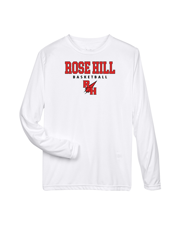 Rose Hill HS Basketball Block - Performance Long Sleeve