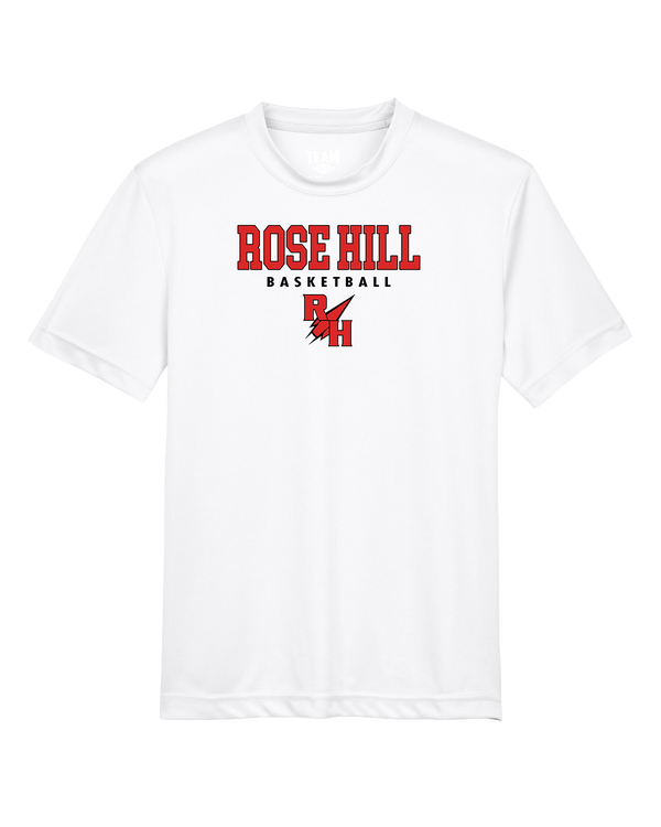 Rose Hill HS Basketball Block - Performance T-Shirt