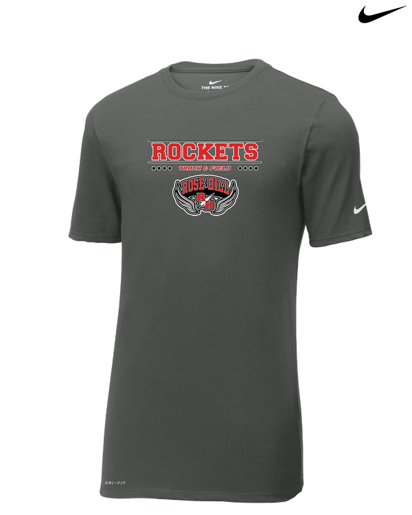 Rose Hill HS Track and Field Border - Nike Cotton Poly Dri-Fit