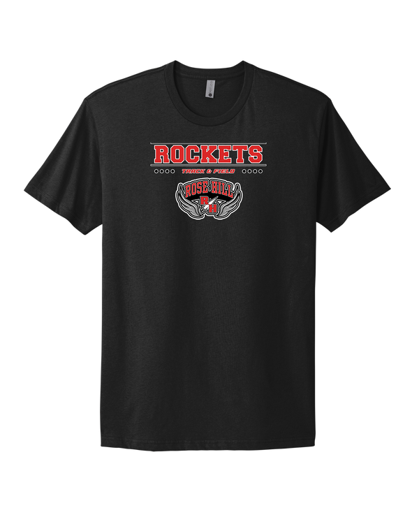 Rose Hill HS Track and Field Border - Select Cotton T-Shirt