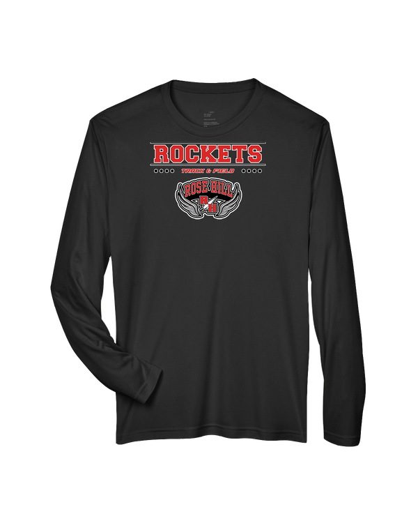 Rose Hill HS Track and Field Border - Performance Long Sleeve
