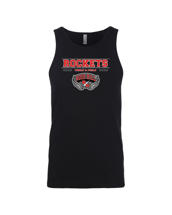 Rose Hill HS Track and Field Border - Mens Tank Top
