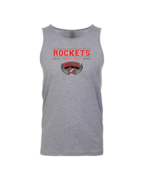 Rose Hill HS Track and Field Border - Mens Tank Top