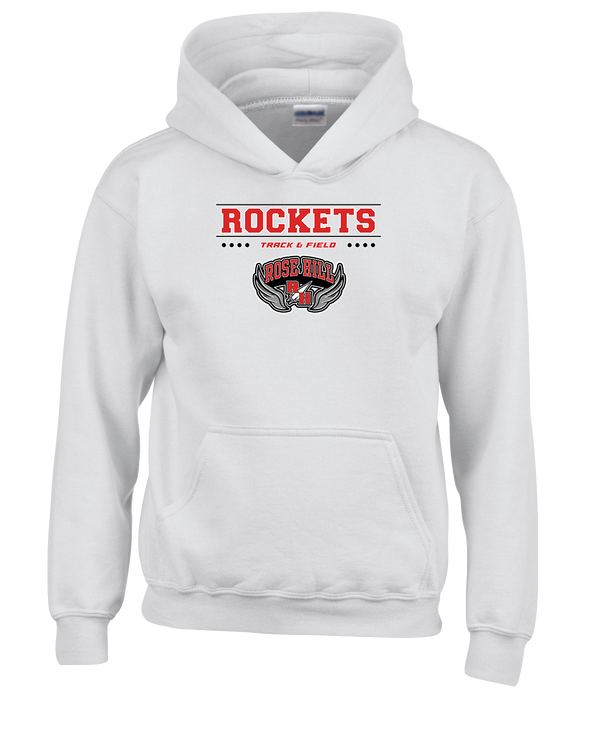 Rose Hill HS Track and Field Border - Cotton Hoodie