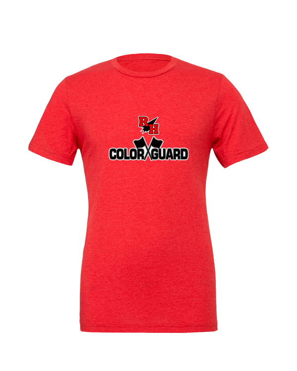 Rose Hill HS Color Guard Logo - Mens Tri Blend Shirt