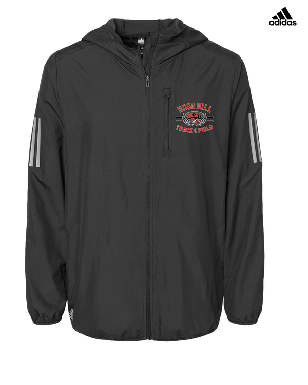 Rose Hill HS Track and Field Curve - Adidas Men's Windbreaker