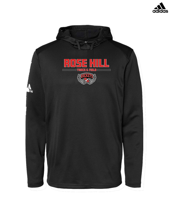 Rose Hill HS Track and Field Curve - Adidas Men's Hooded Sweatshirt