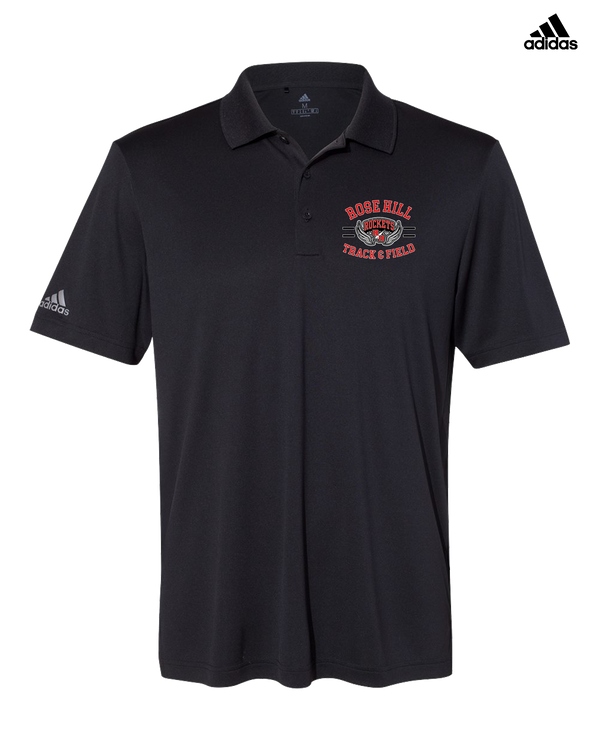 Rose Hill HS Track and Field Curve - Adidas Men's Performance Polo