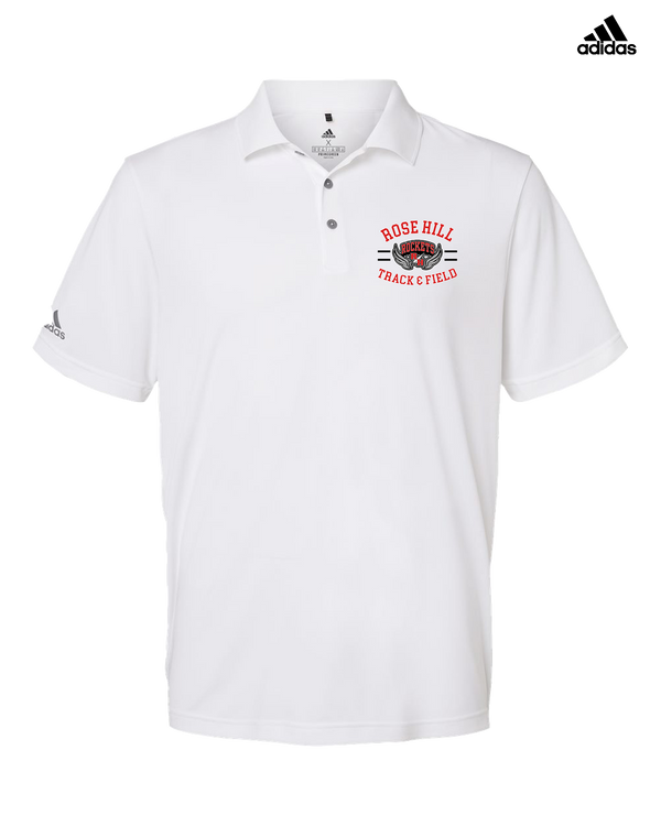 Rose Hill HS Track and Field Curve - Adidas Men's Performance Polo