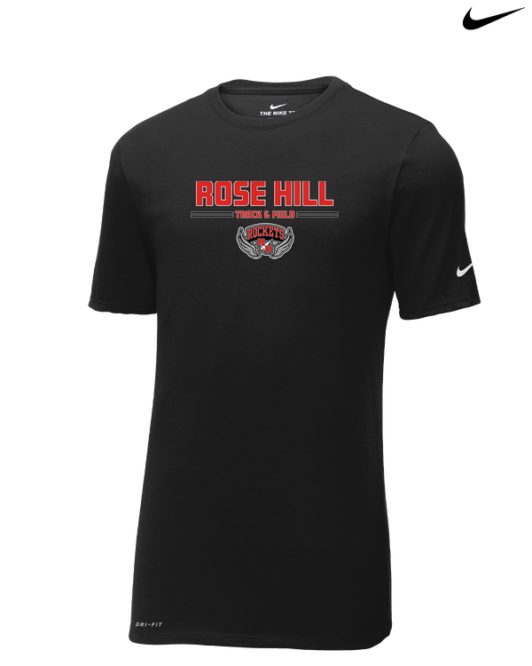 Rose Hill HS Track and Field Curve - Nike Cotton Poly Dri-Fit