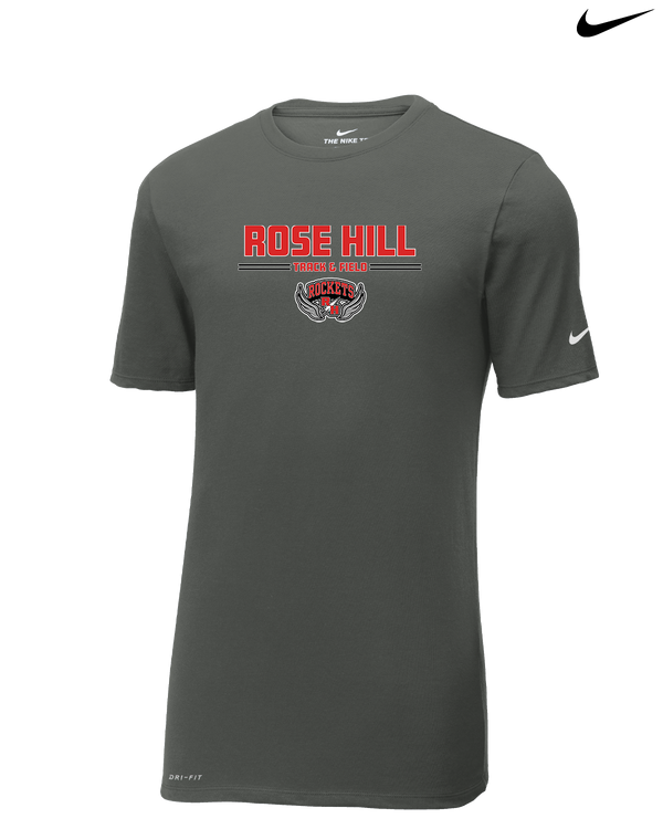 Rose Hill HS Track and Field Curve - Nike Cotton Poly Dri-Fit