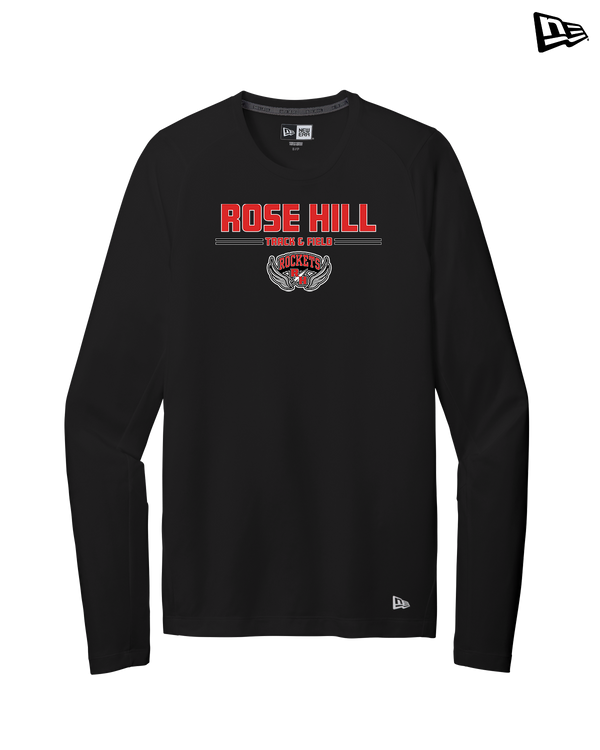 Rose Hill HS Track and Field Curve - New Era Long Sleeve Crew