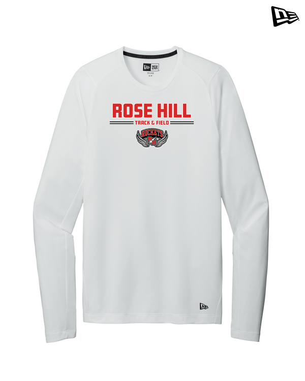 Rose Hill HS Track and Field Curve - New Era Long Sleeve Crew