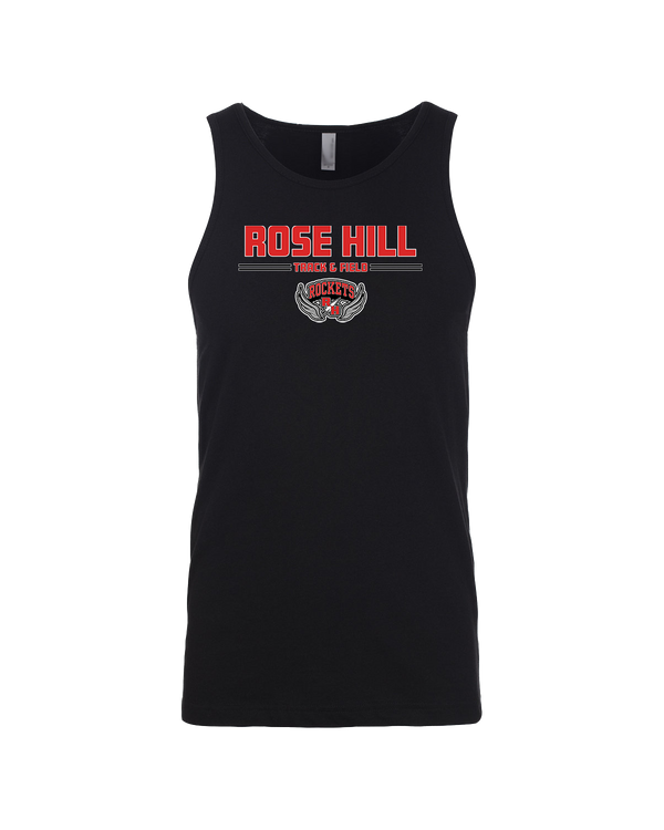 Rose Hill HS Track and Field Curve - Mens Tank Top